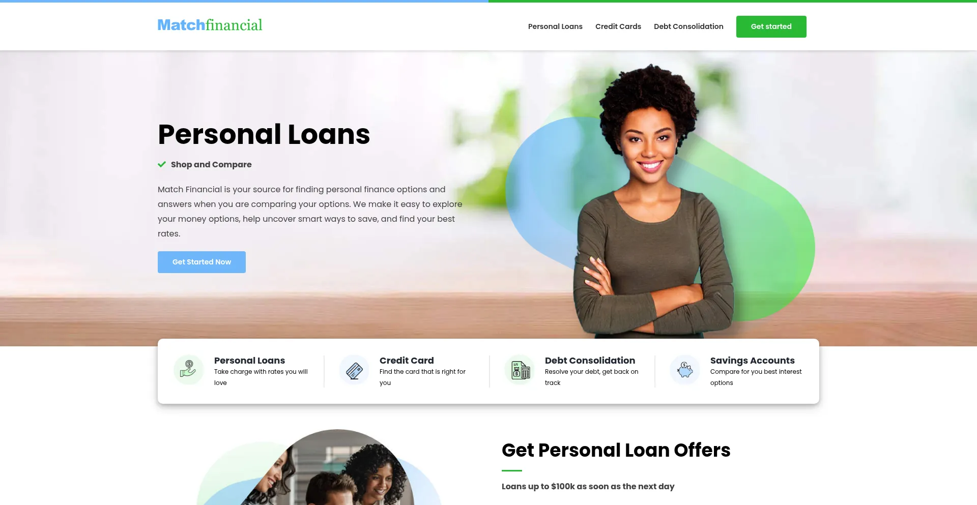 Matchfinancial.com Screenshot