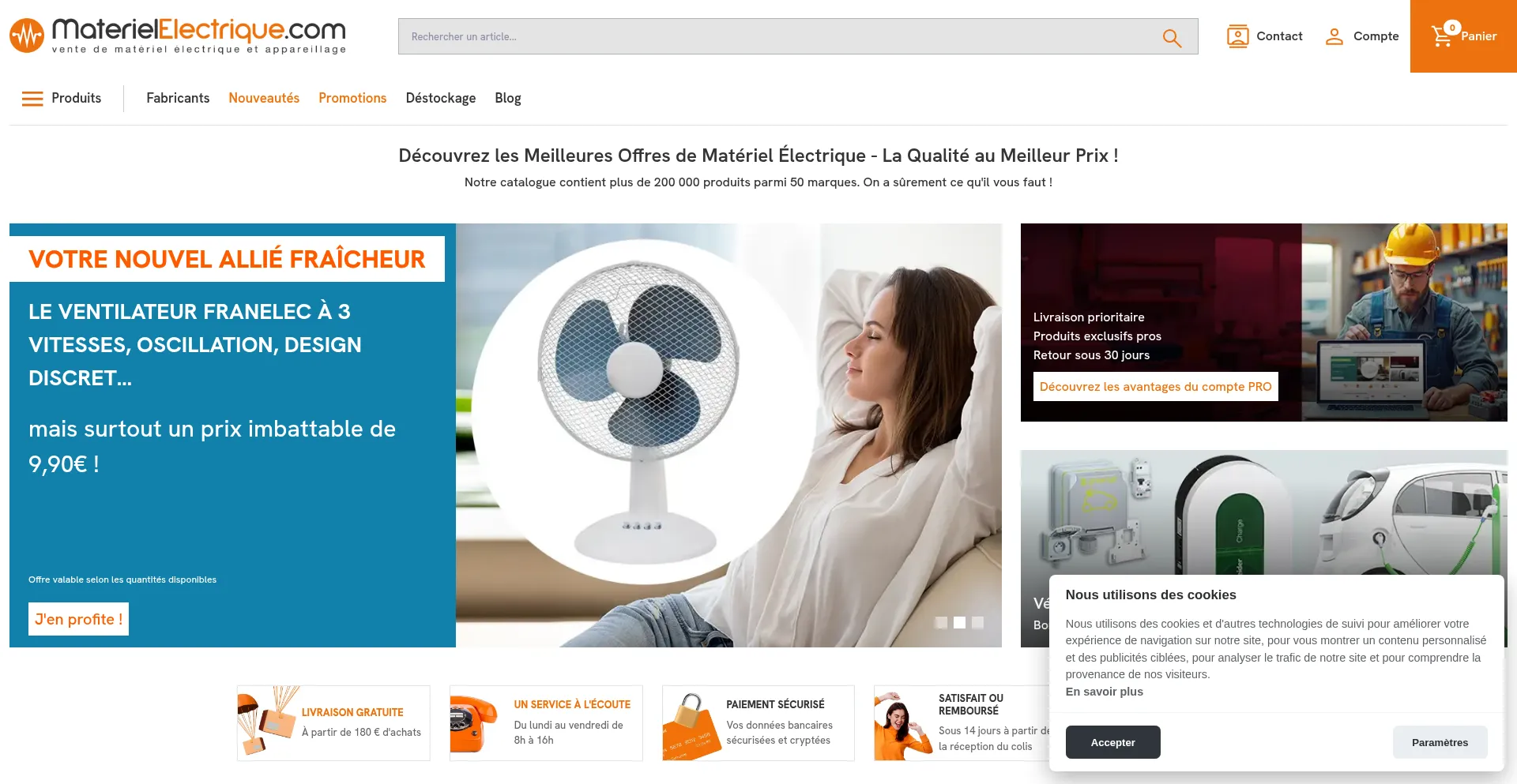 Materielelectrique.com est-il Sûr et Fiable ?