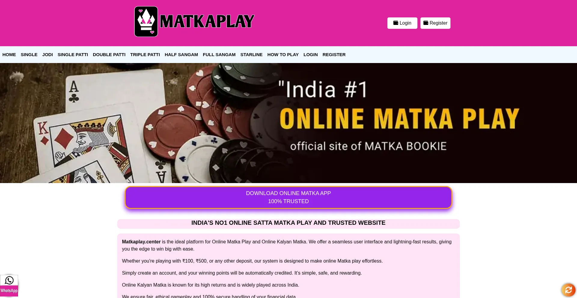 Matkaplay.center est-il Sûr et Fiable ?
