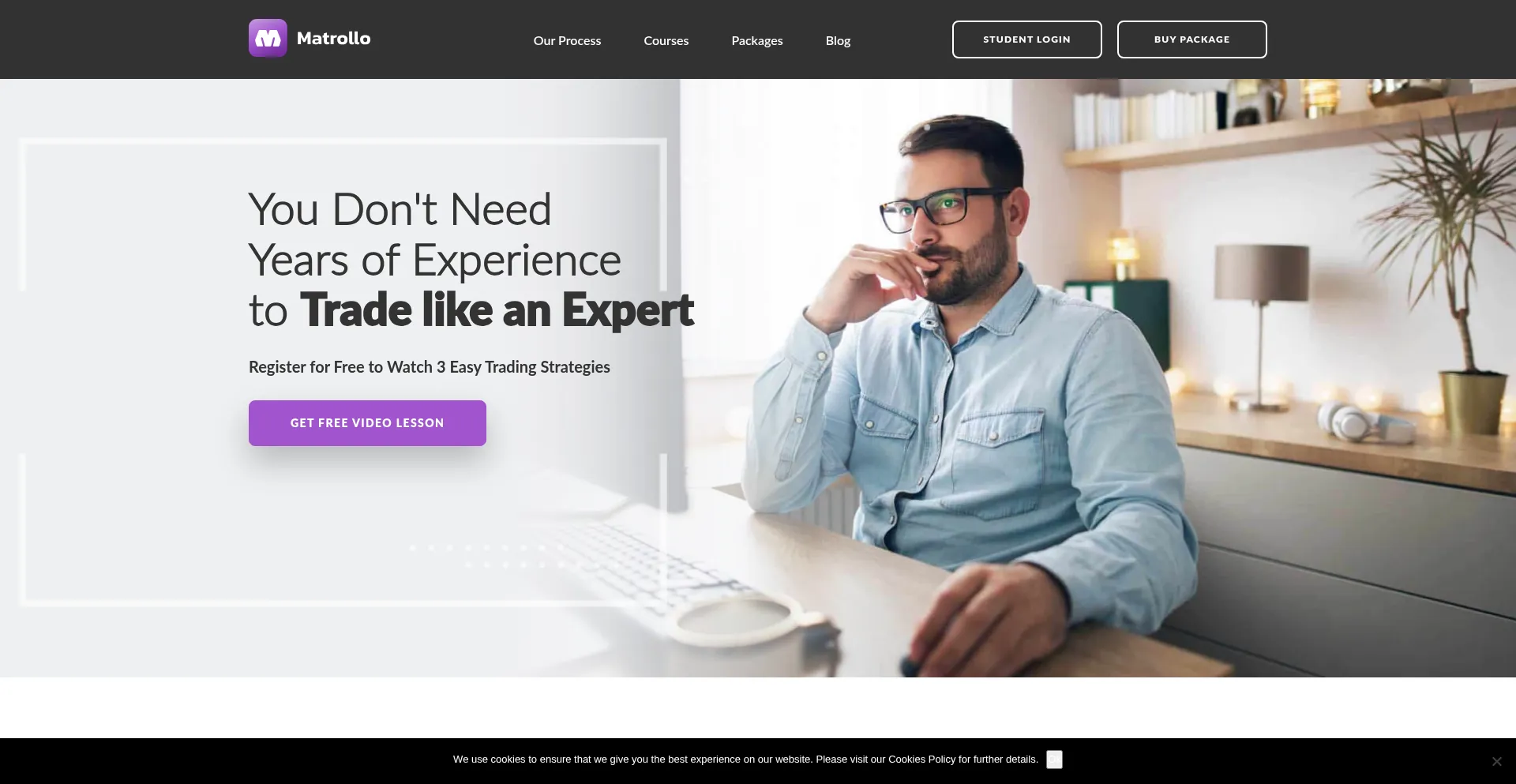 Website screenshot of Matrollo.com