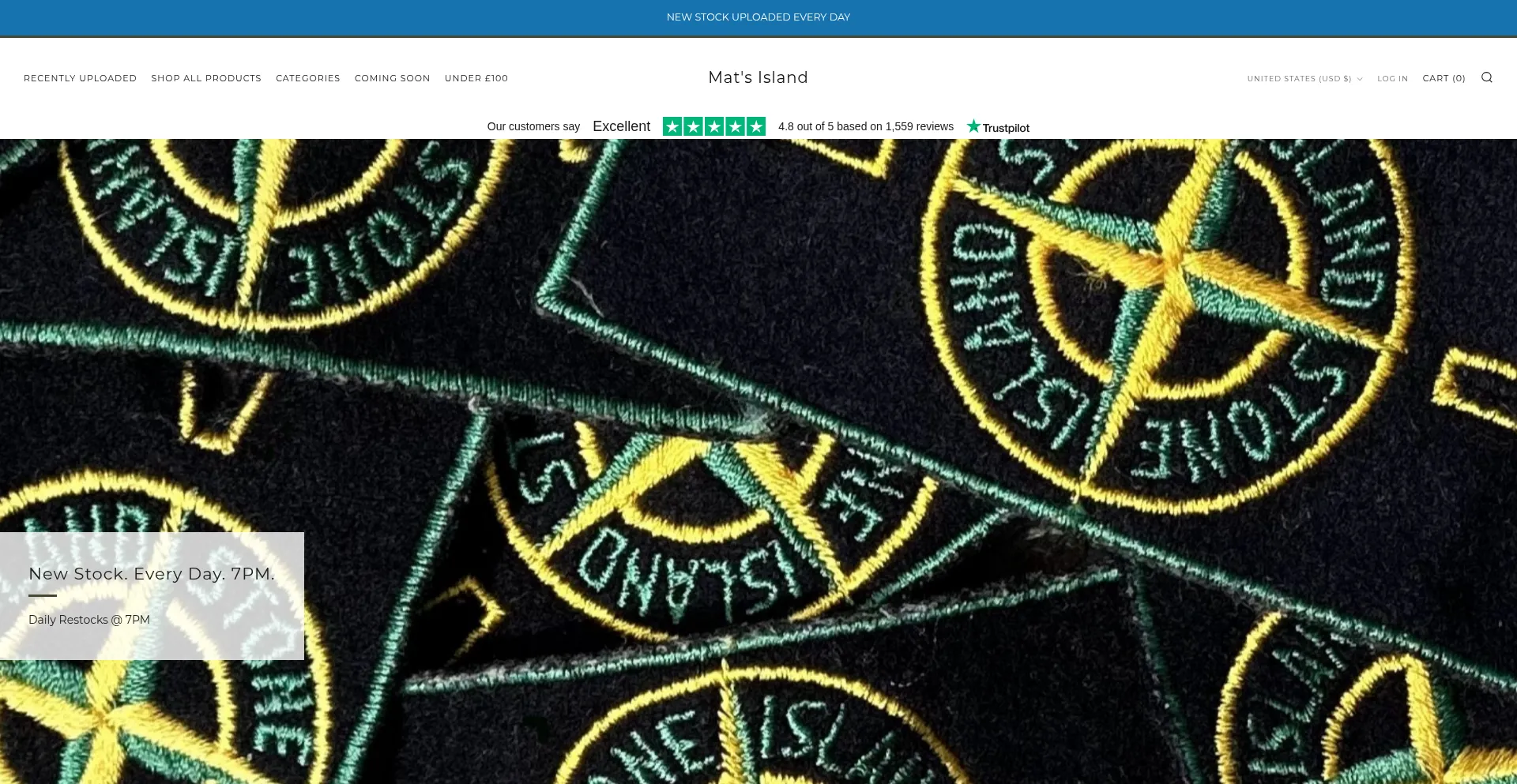 Website screenshot of Matsisland.com