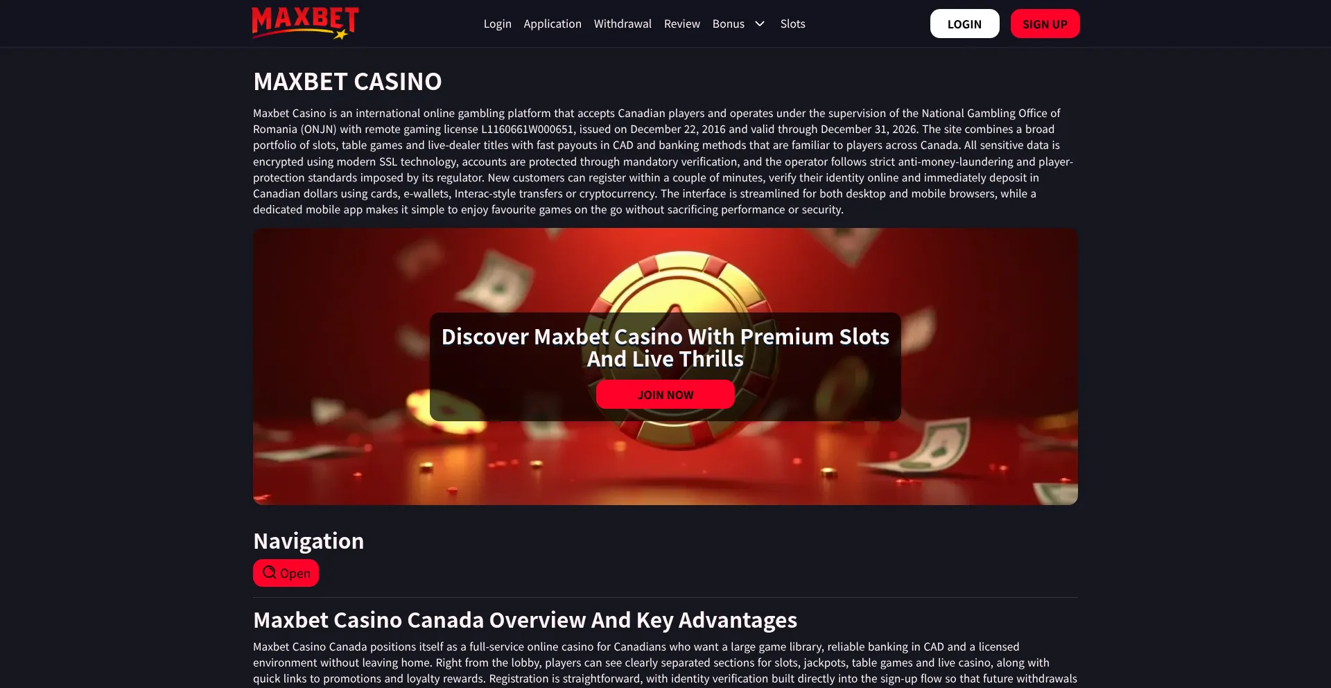 Maxbetcasino.bet