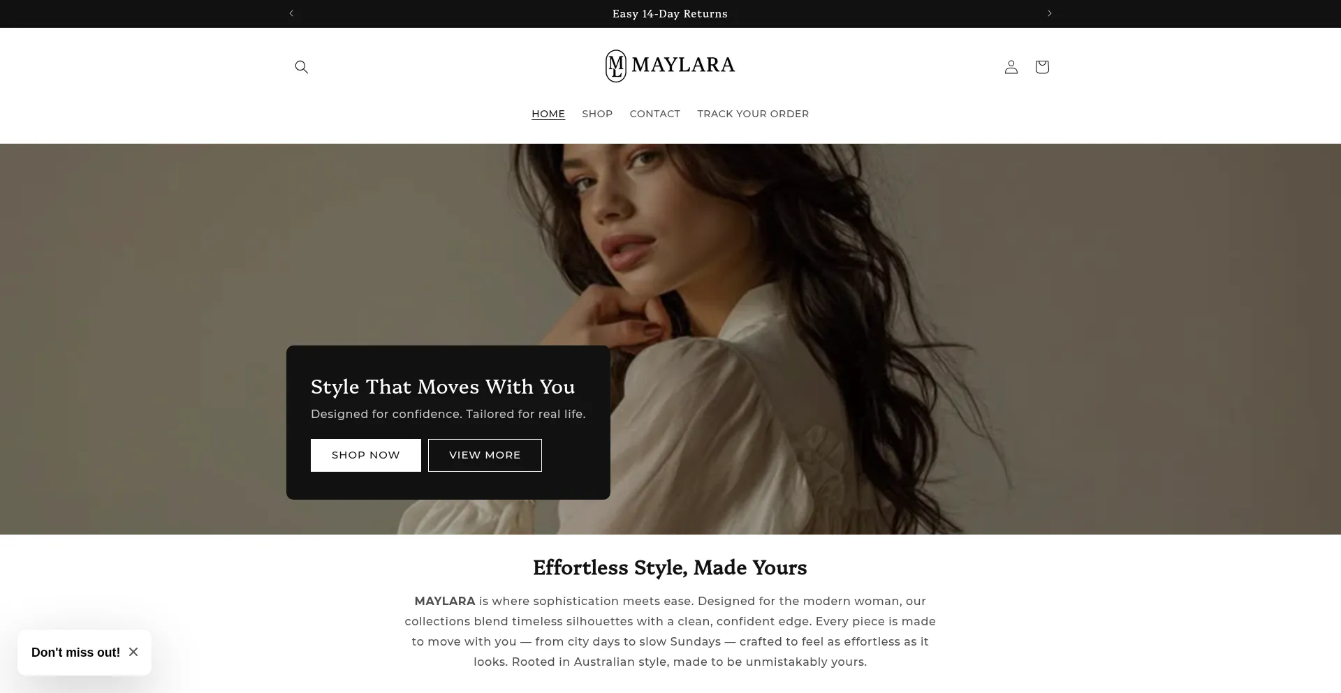 Maylara.com Screenshot