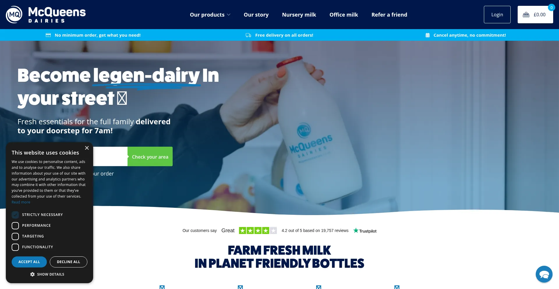 Mcqueensdairies.co.uk est-il Sûr et Fiable ?