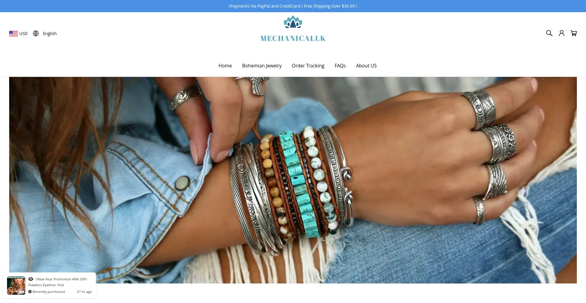 Website screenshot of Mechanicallk.com