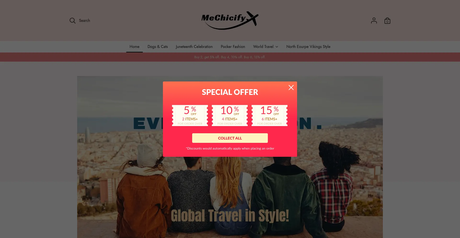 Website screenshot of Mechicify.com