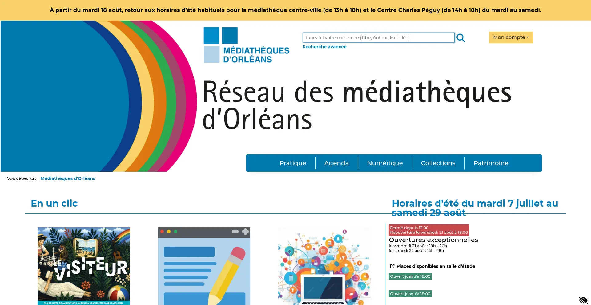 Mediatheques.orleans.fr