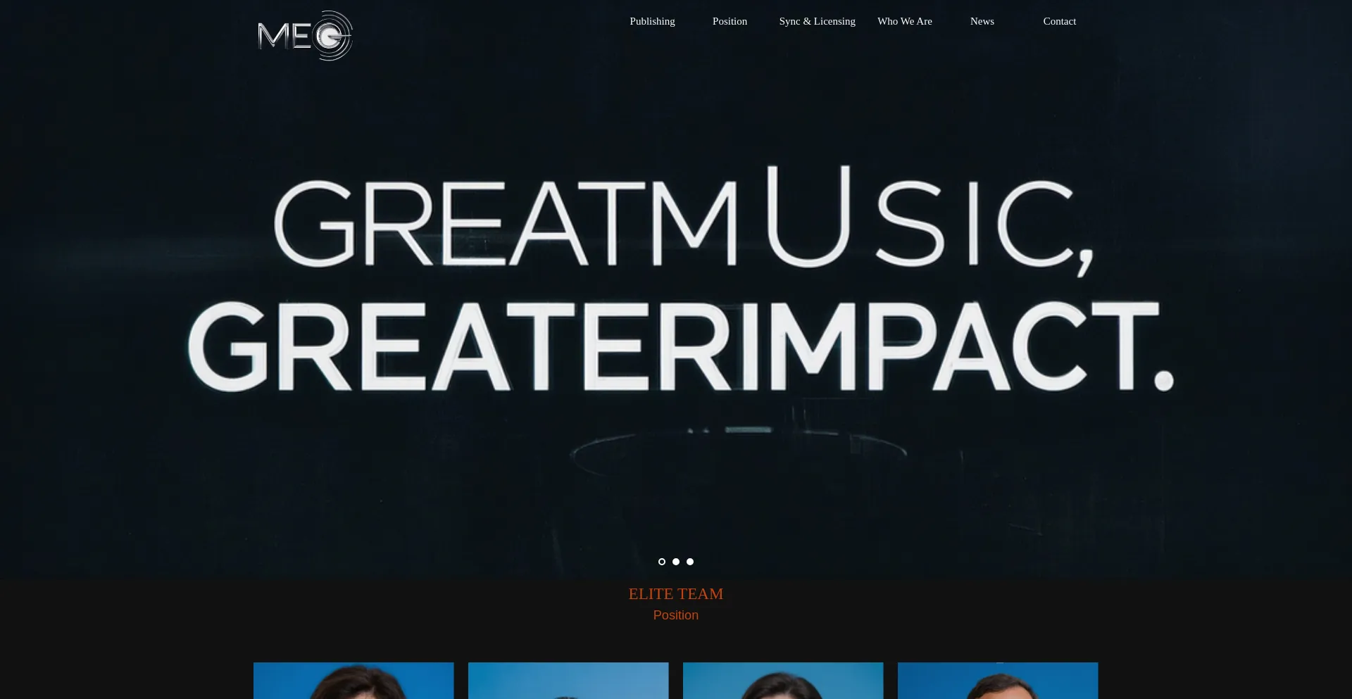 Website screenshot of Megua.com