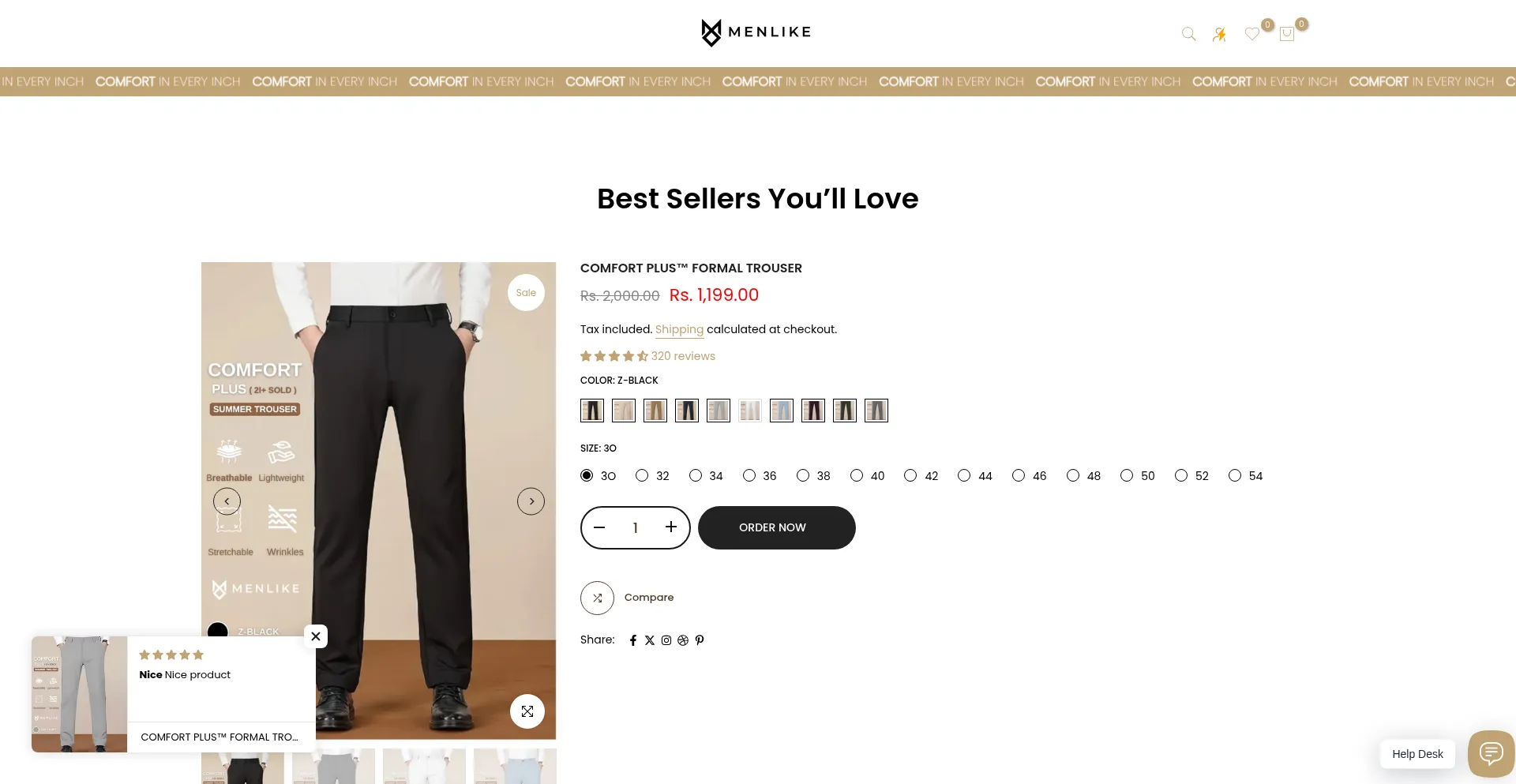 Menlike.in Screenshot