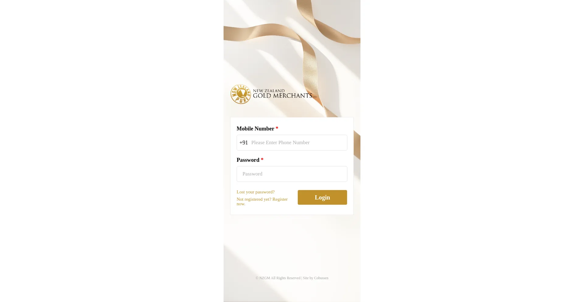Website screenshot of Merchantgogold.com
