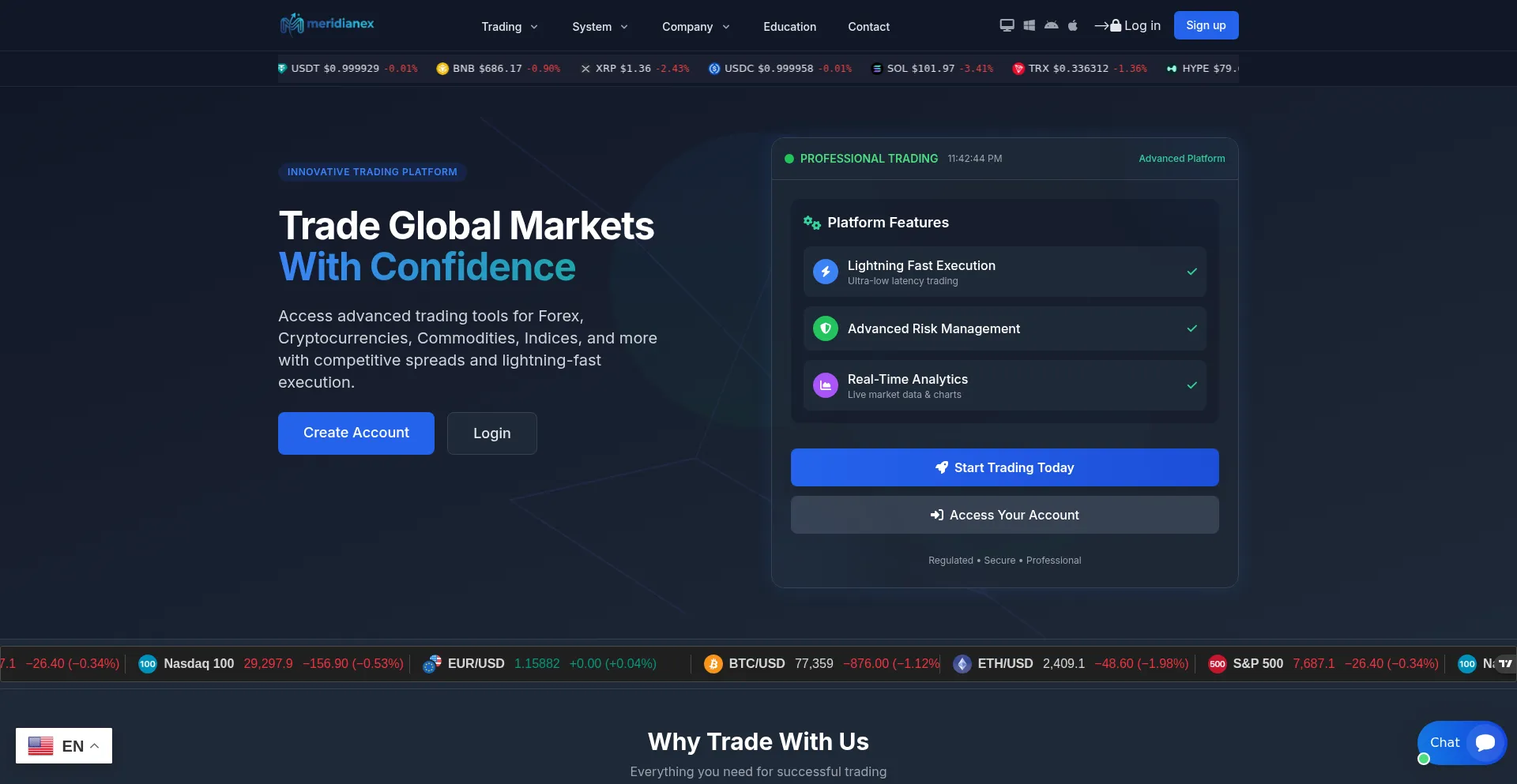 Meridianex.io