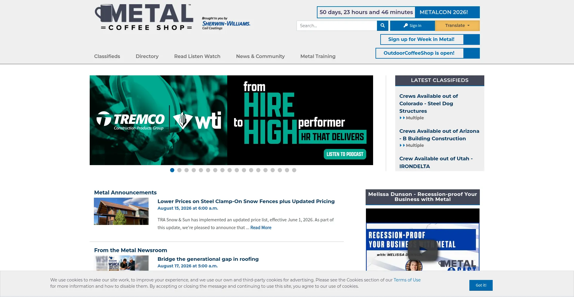 Metalcoffeeshop.com