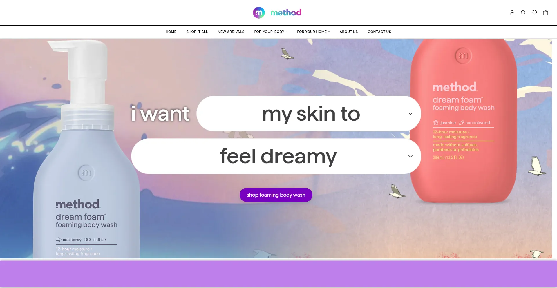 Website screenshot of Methodsproducts.store