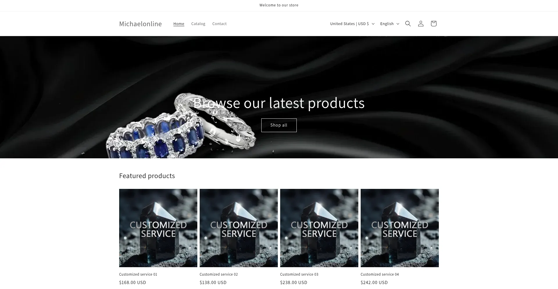 Website screenshot of Michaelonline.top