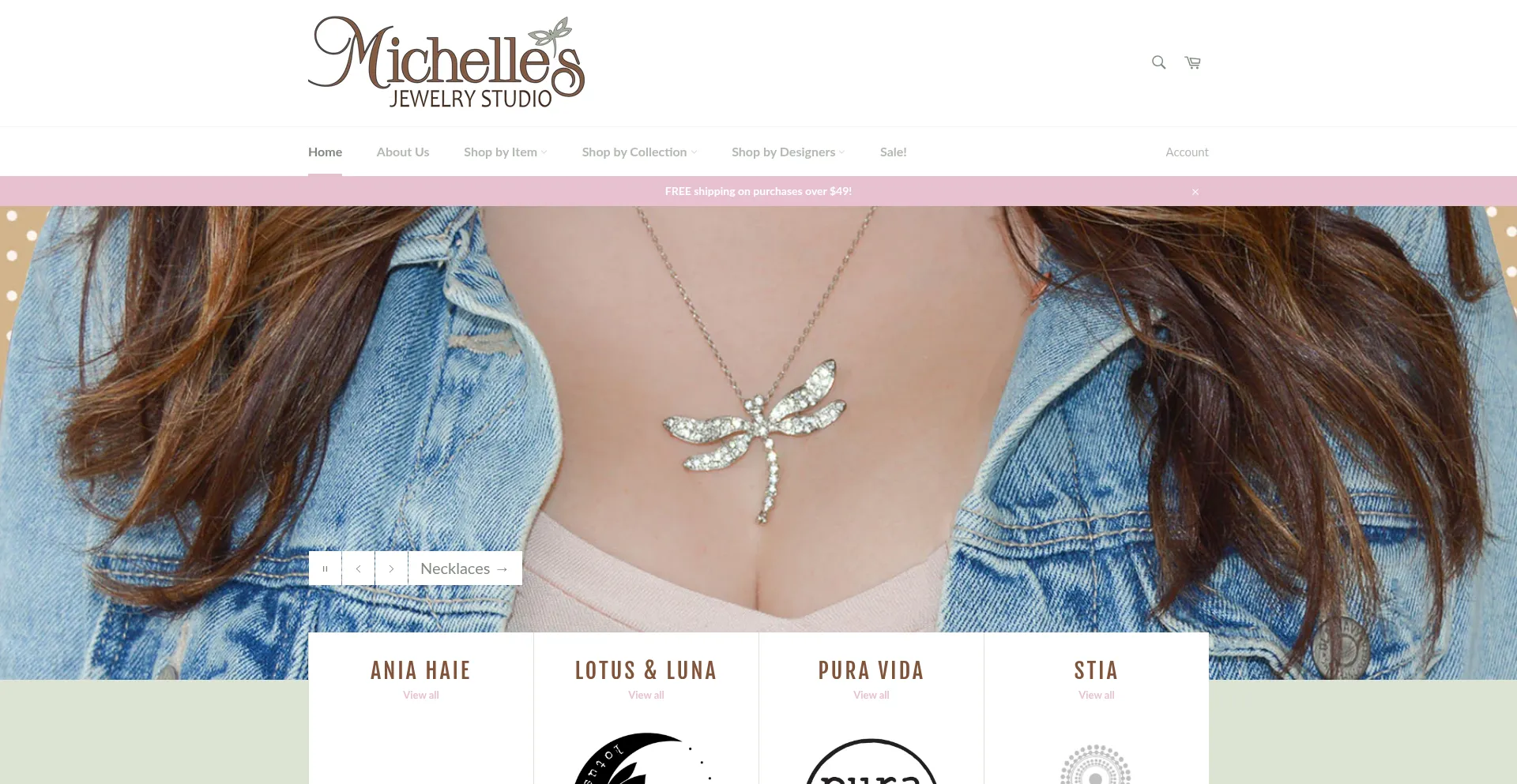 Michellesjewelrystudio.com Screenshot