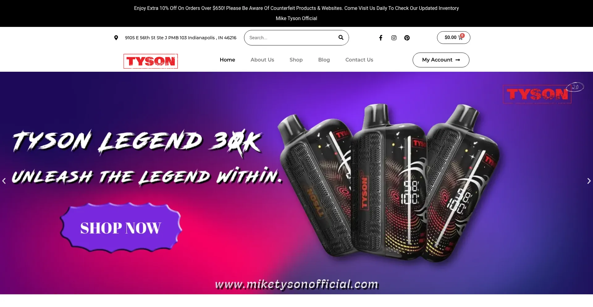 Miketysonofficial.com est-il Sûr et Fiable ?