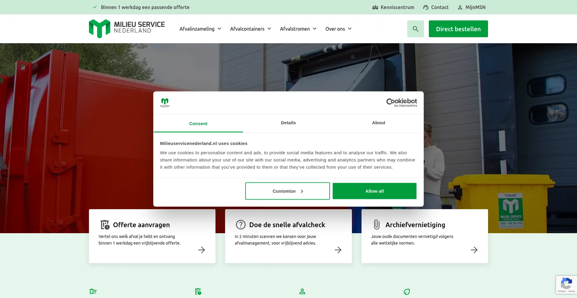 Milieuservice.nl est-il Sûr et Fiable ?