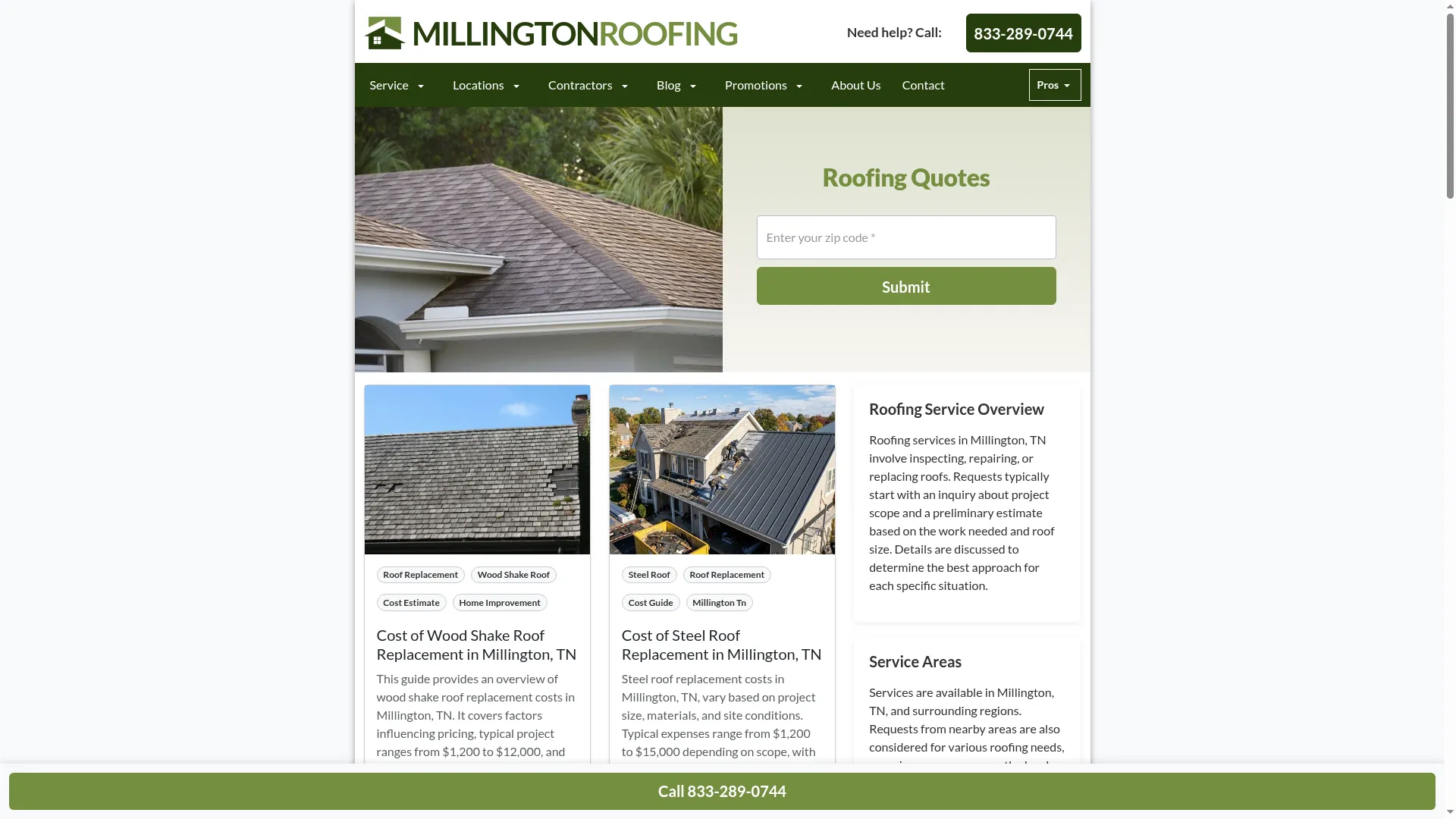 Millingtonroofing.com
