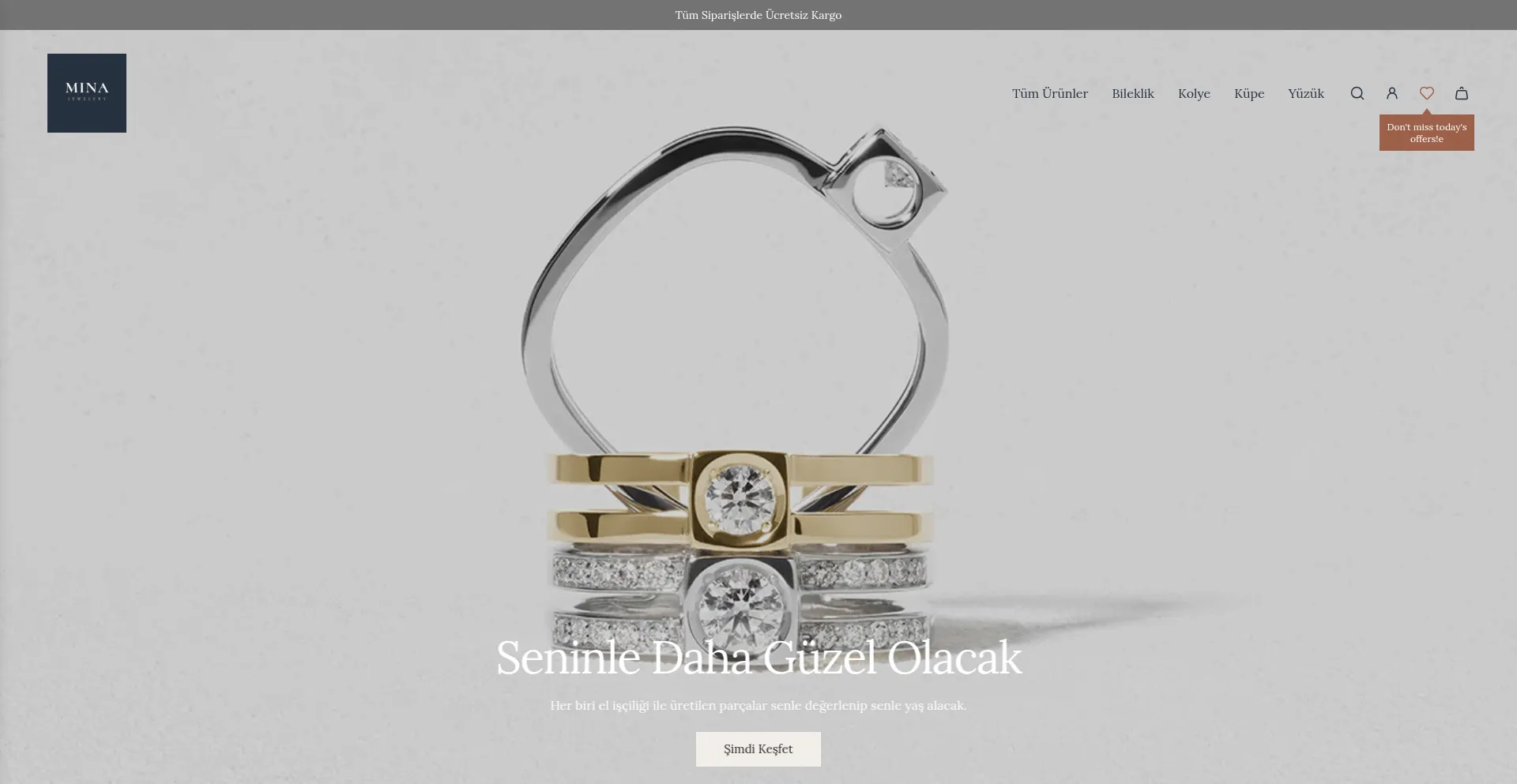Minajewellery.co Screenshot