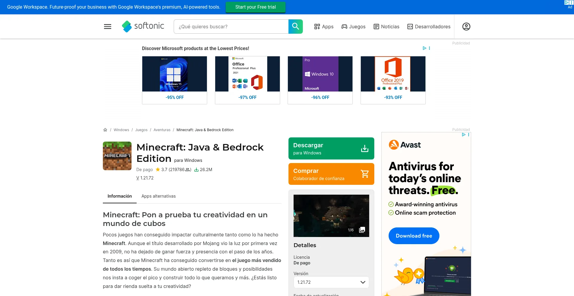 Minecraft.softonic.com