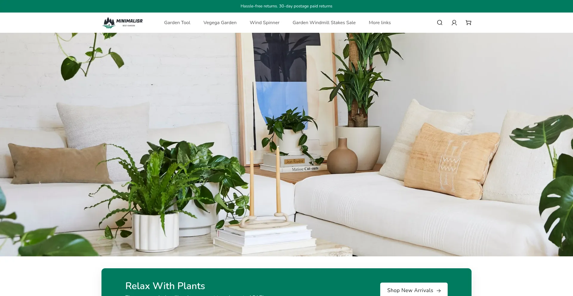 Website screenshot of Minimalisr.com