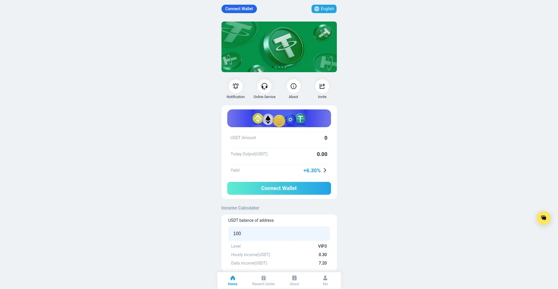 Website screenshot of Miningdeer.com