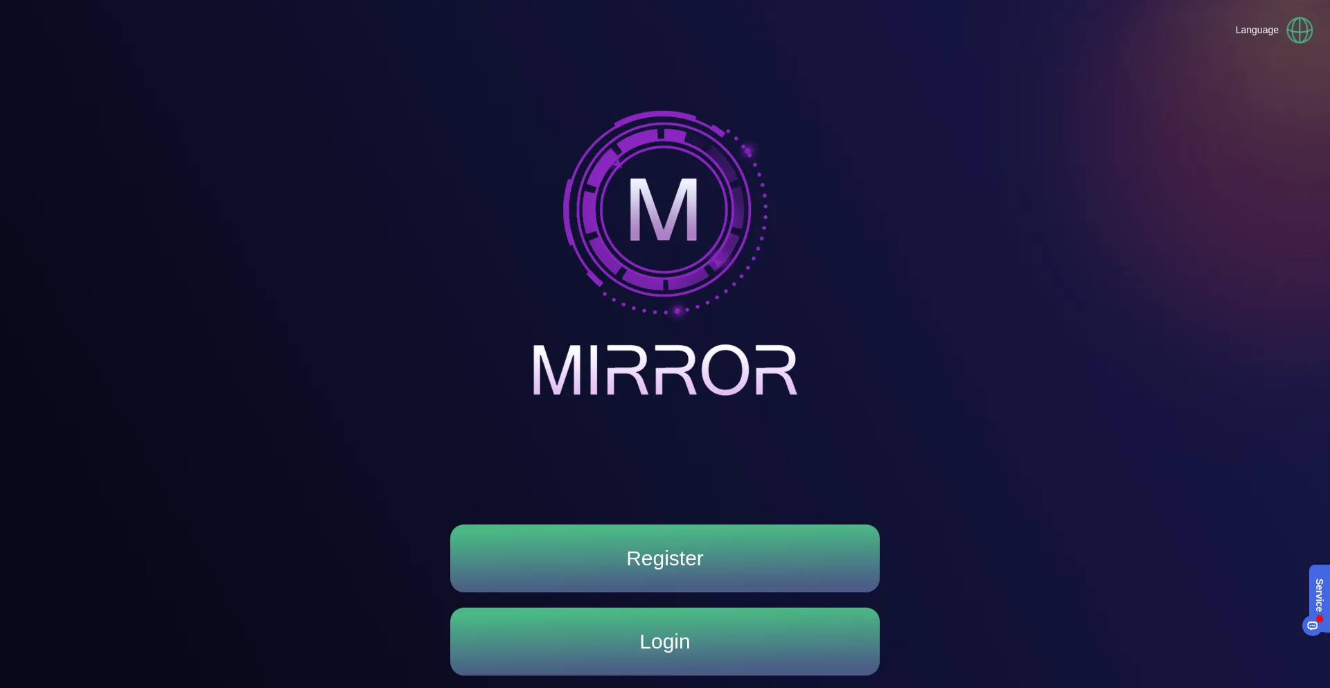 Website screenshot of Mirhp.com