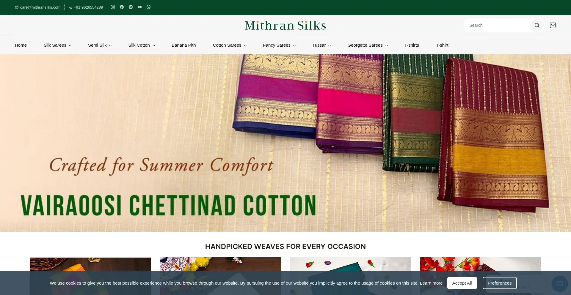 Mithransilks.com