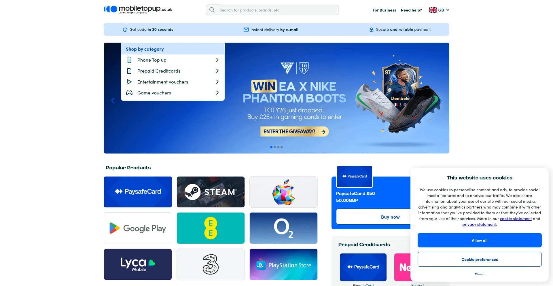 Mobiletopup.co.uk