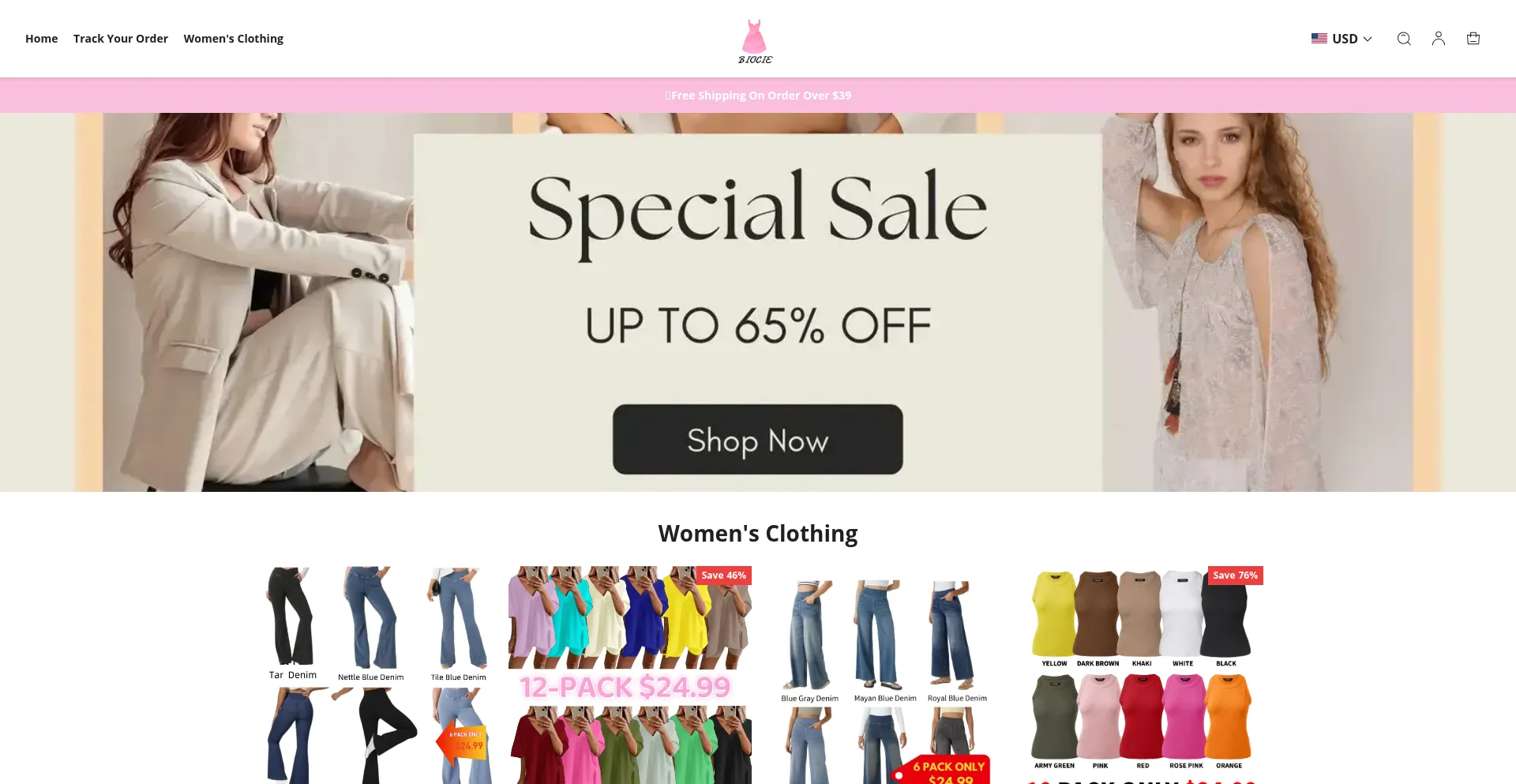 Website screenshot of Mockname.com