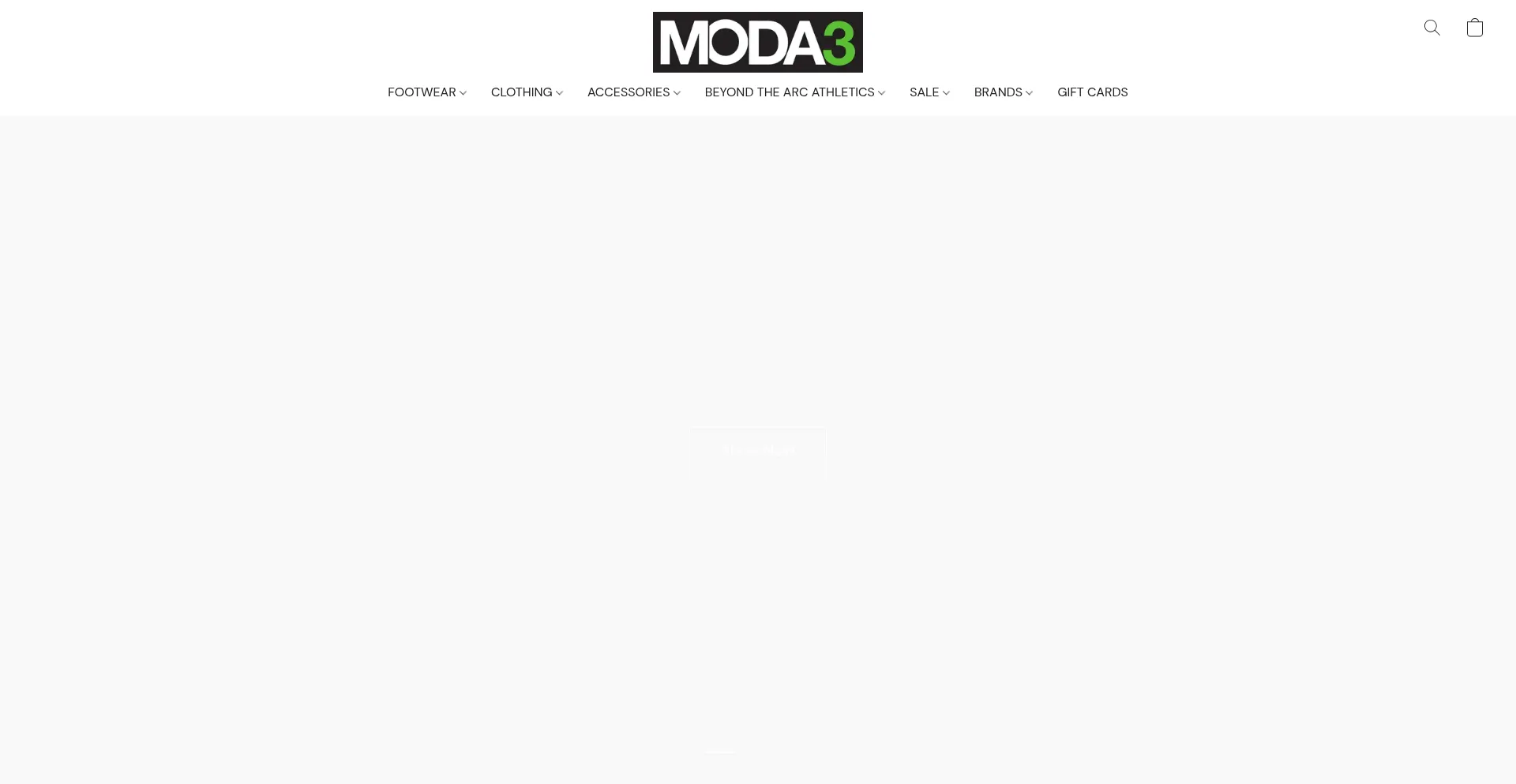 Website screenshot of Moda3.com