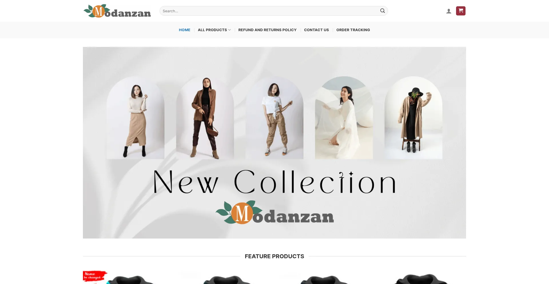Modanzan.shop Screenshot