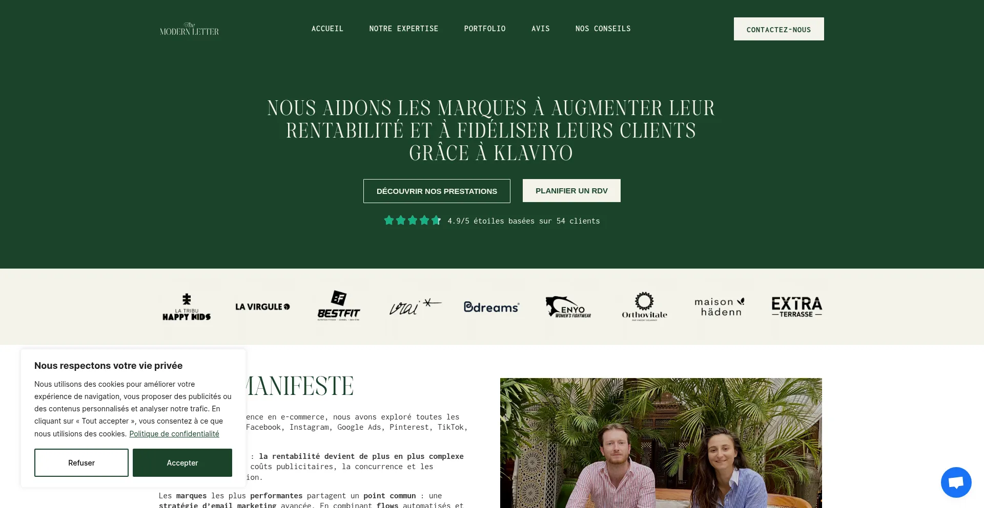 Modern-letter.com Screenshot