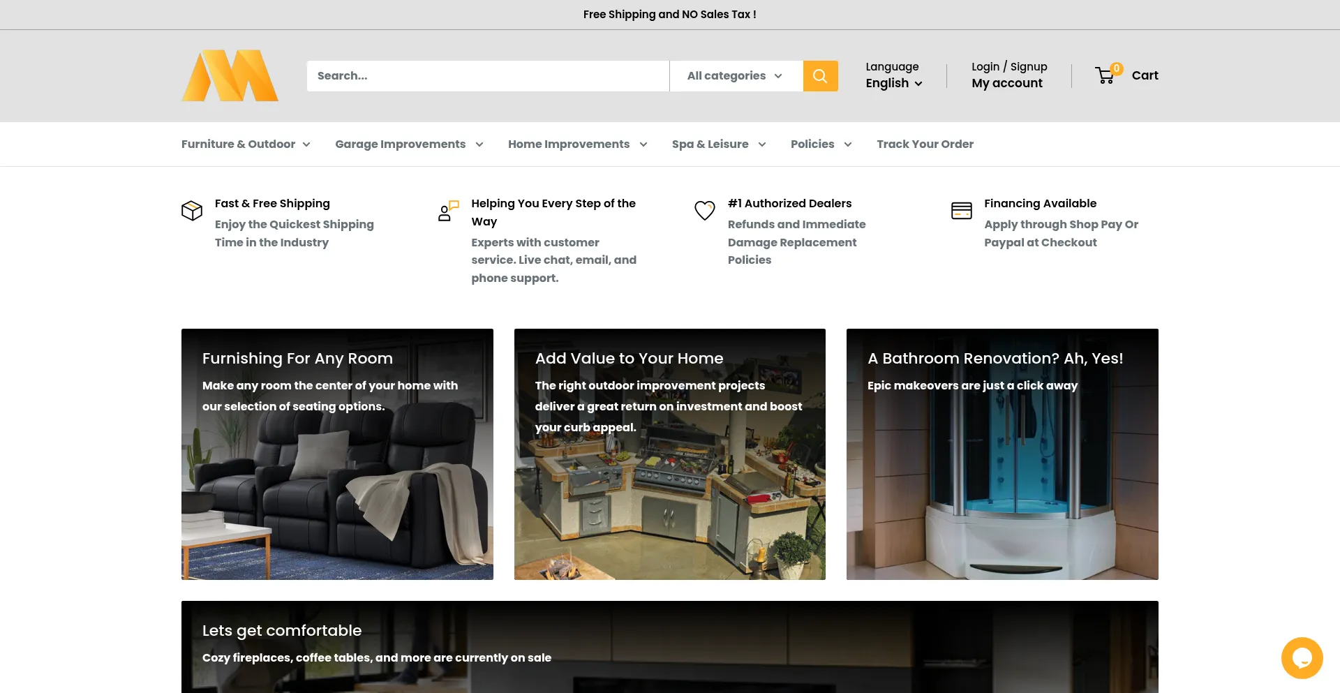 Website screenshot of Modernsproductions.com
