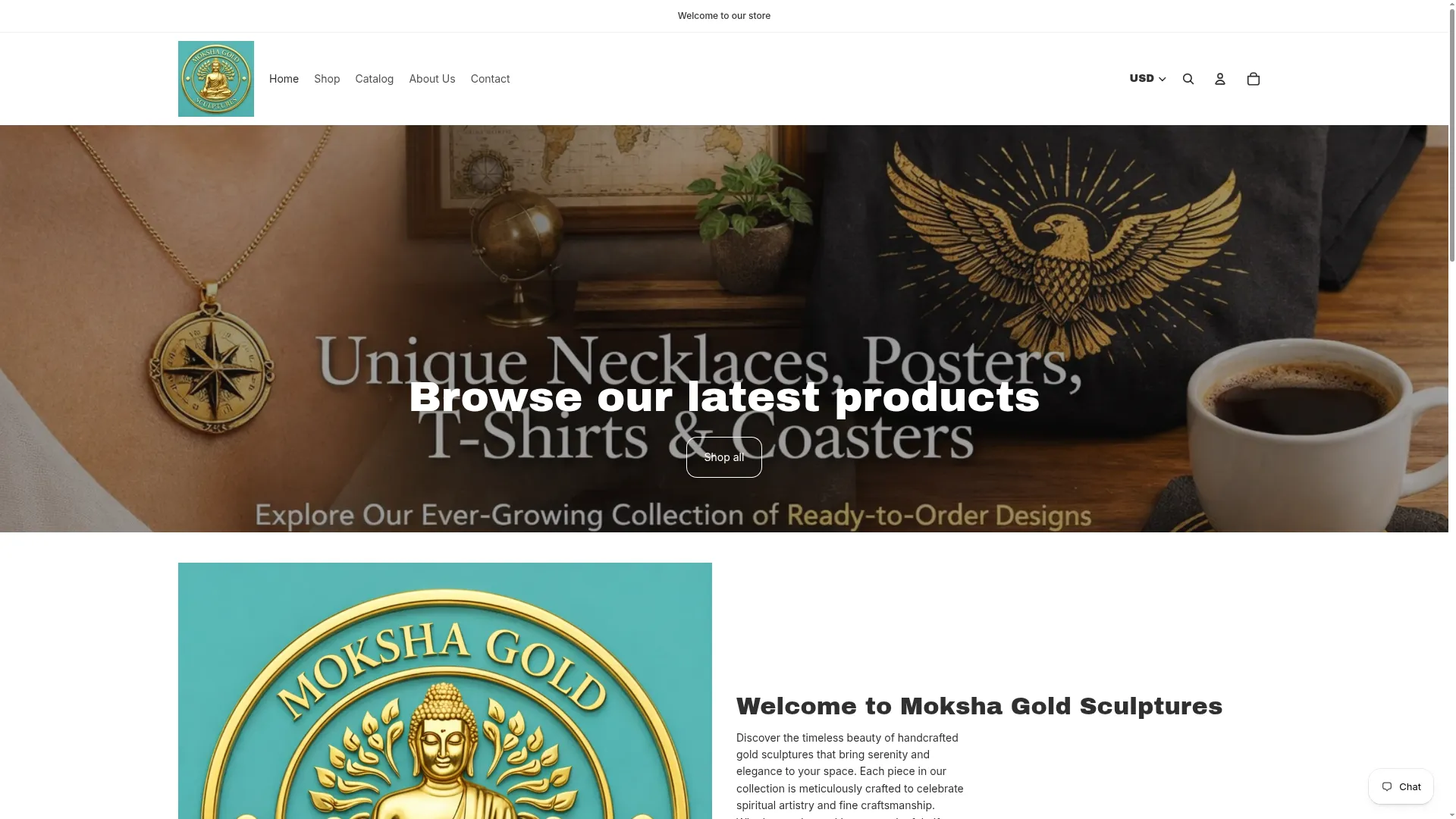 Mokshagoldsculptures.com