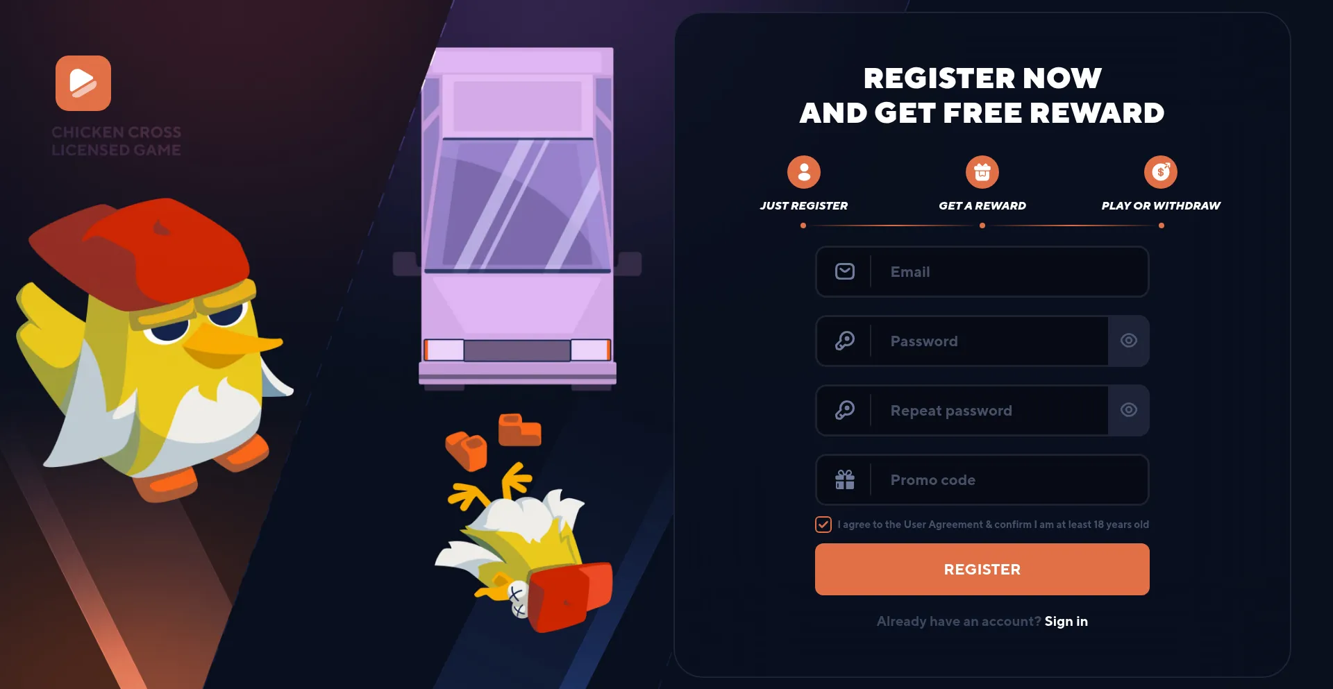 Website screenshot of Monexa.bet