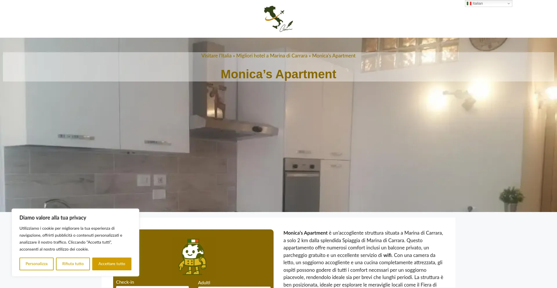 Monicas-apartment.dreaminginrome.com est-il Sûr et Fiable ?