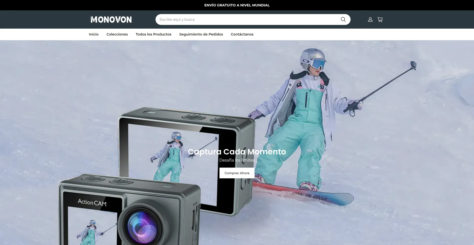 Website screenshot of Monovon.es