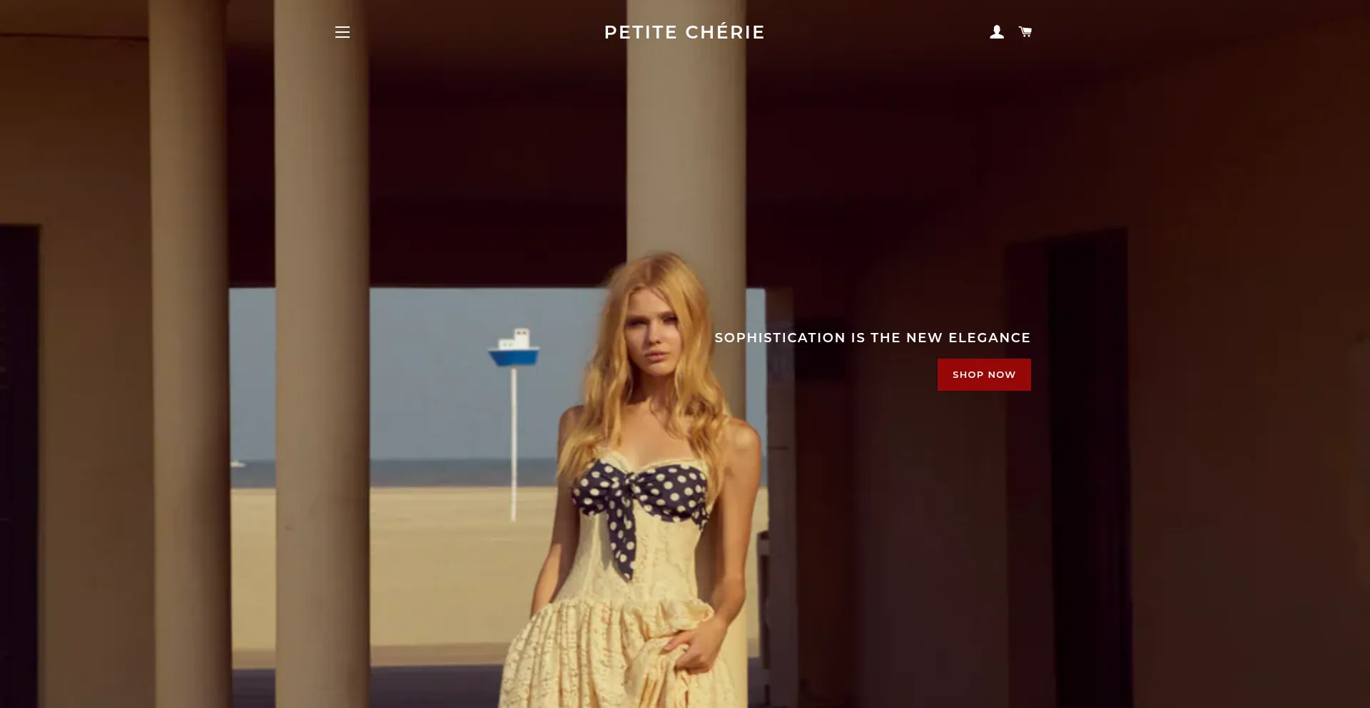 Website screenshot of Monpetitecherie.com