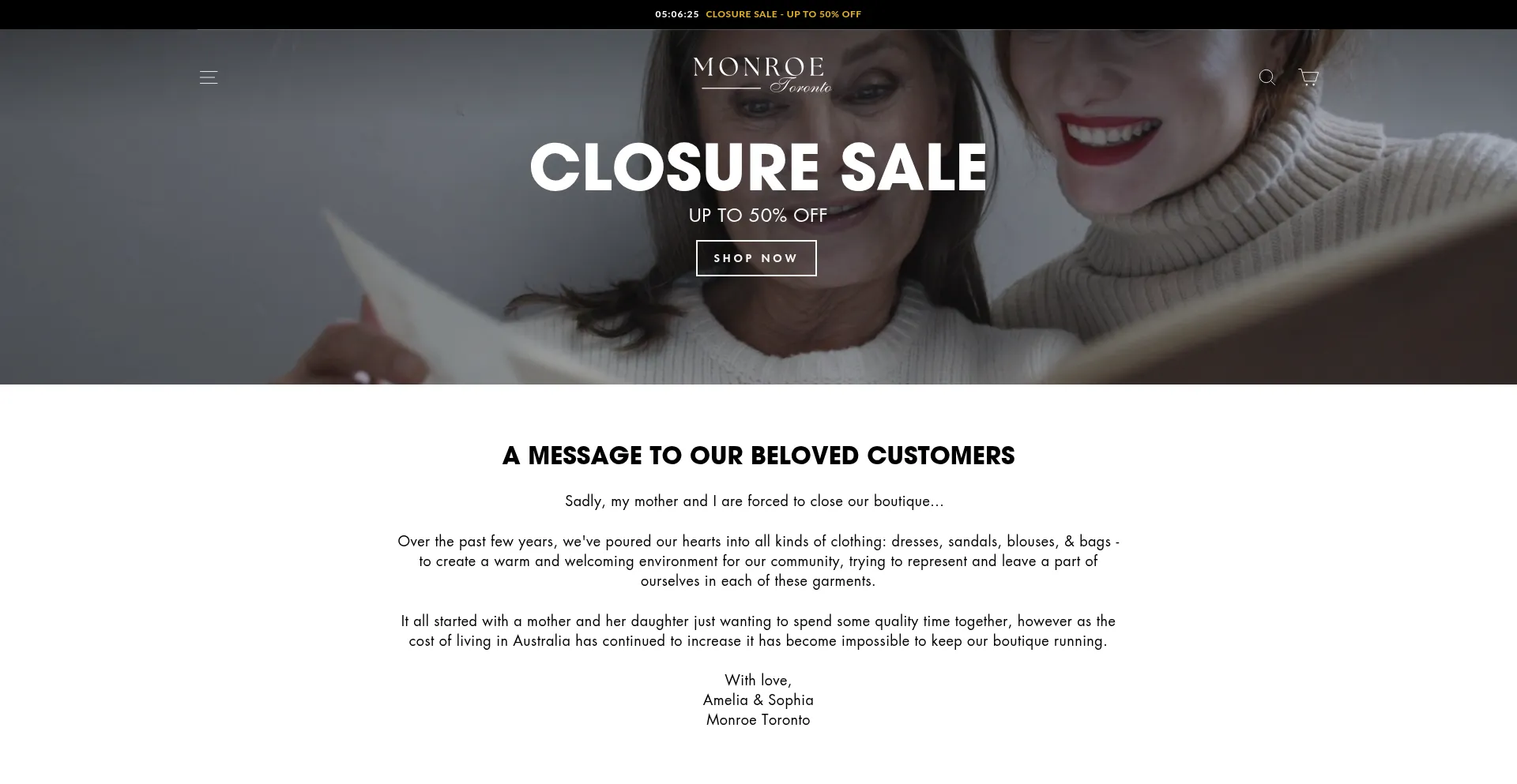 Website screenshot of Monroe-toronto.com