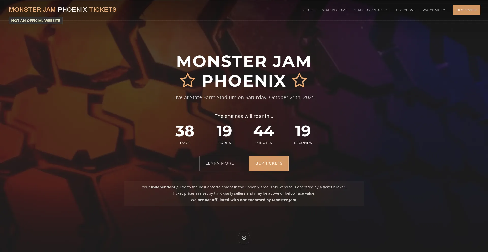 Monsterjamphoenix.com est-il Sûr et Fiable ?