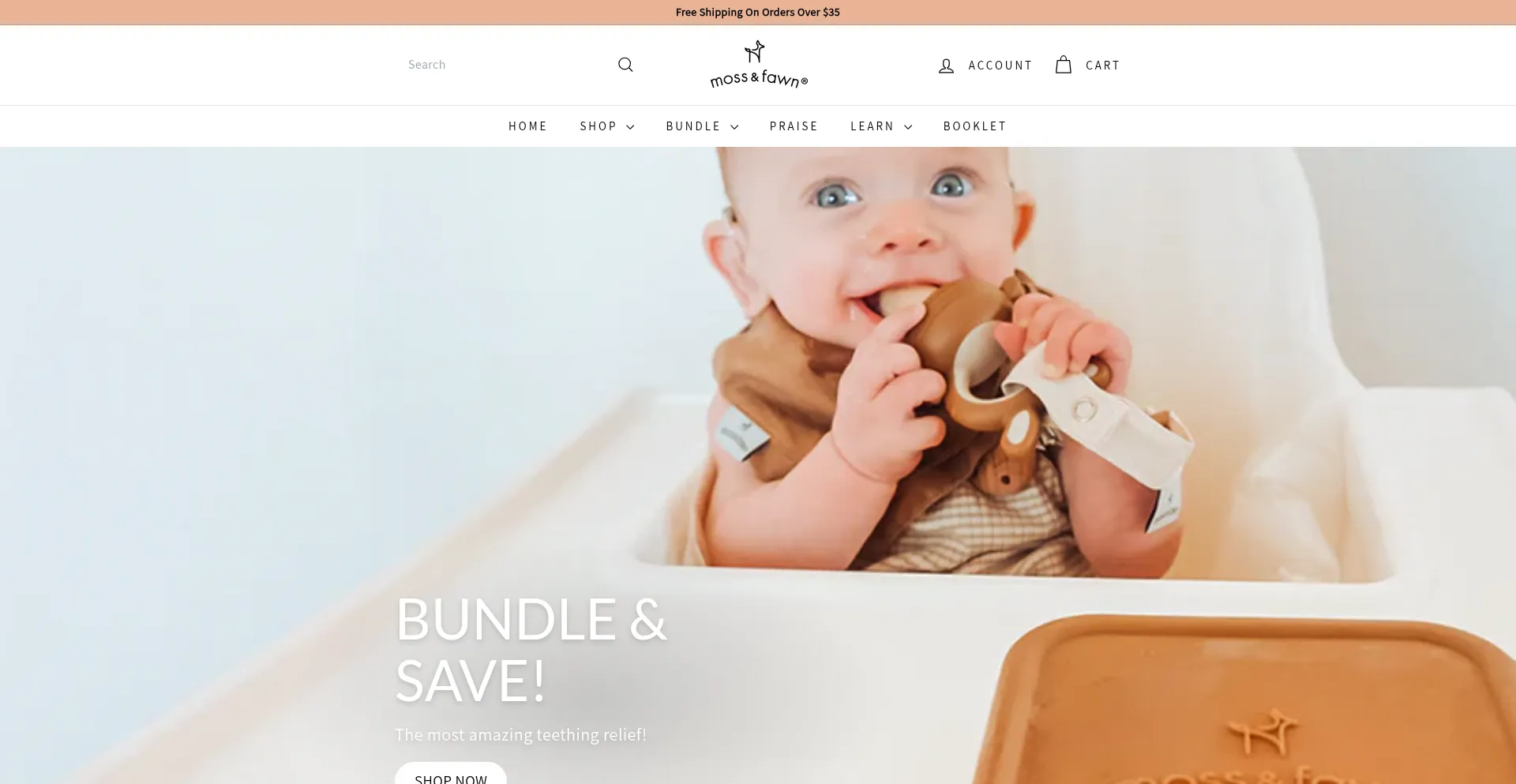 Mossandfawn.com Screenshot