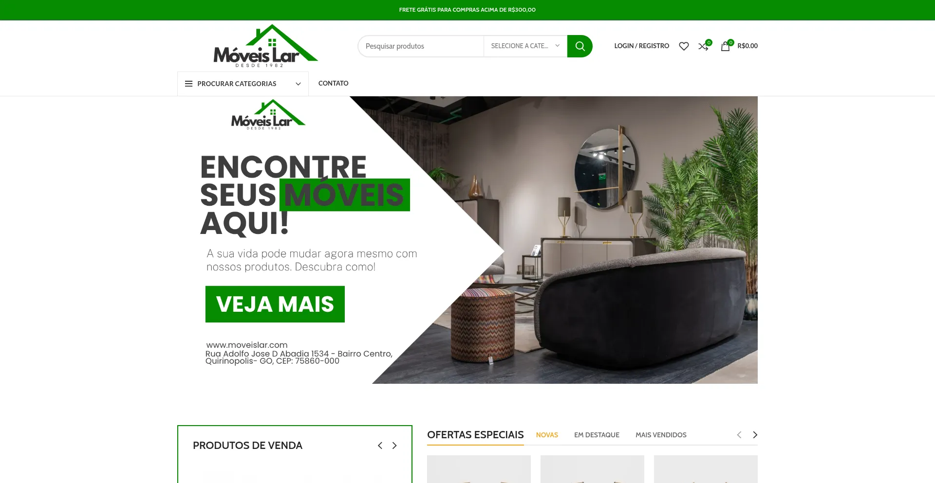 Website screenshot of Moveislar.com