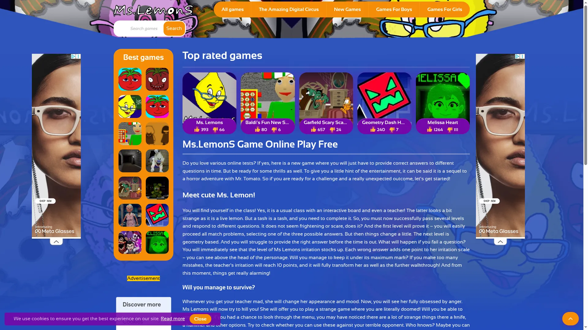 Mslemons-game.com