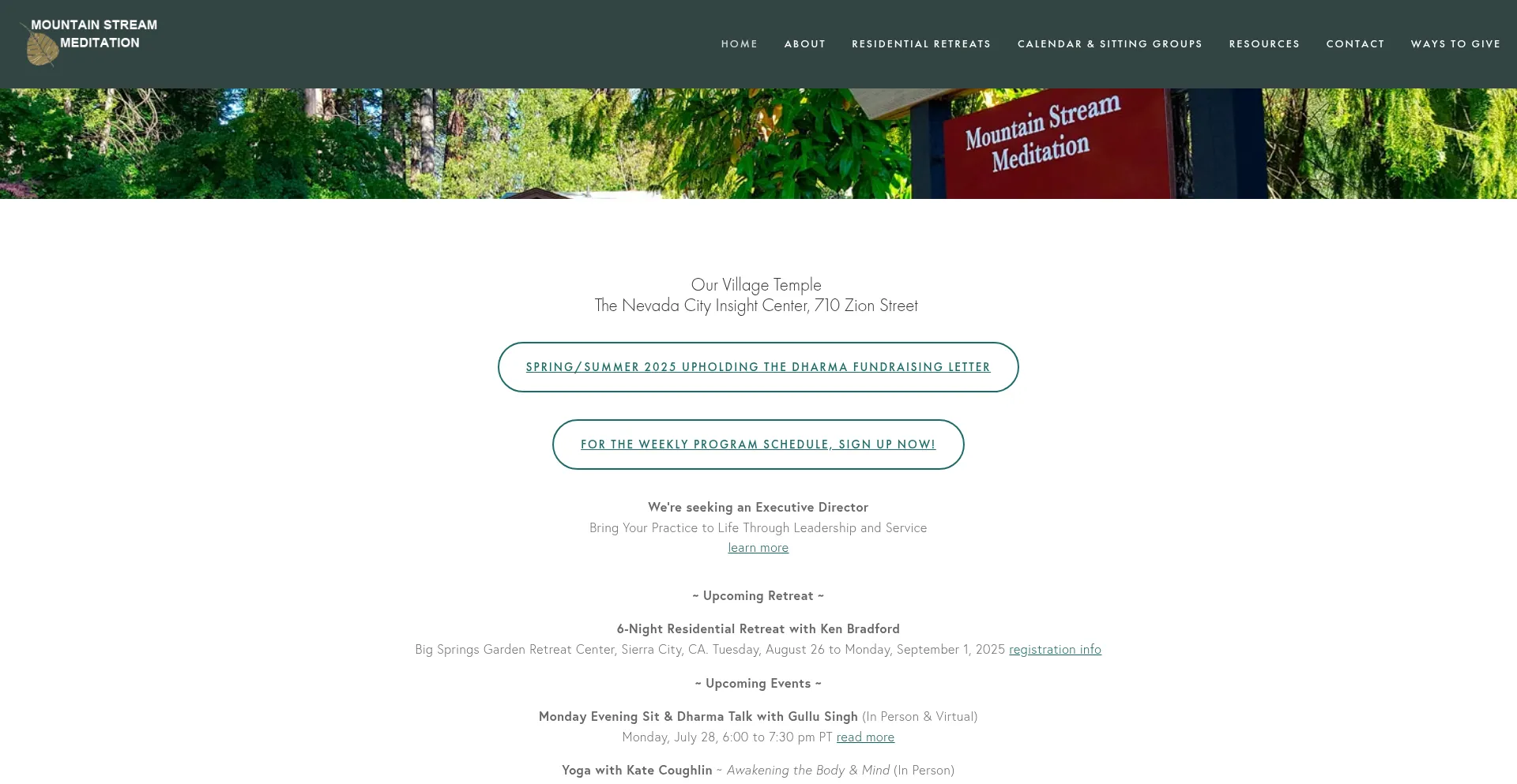 Website screenshot of Mtstream.org