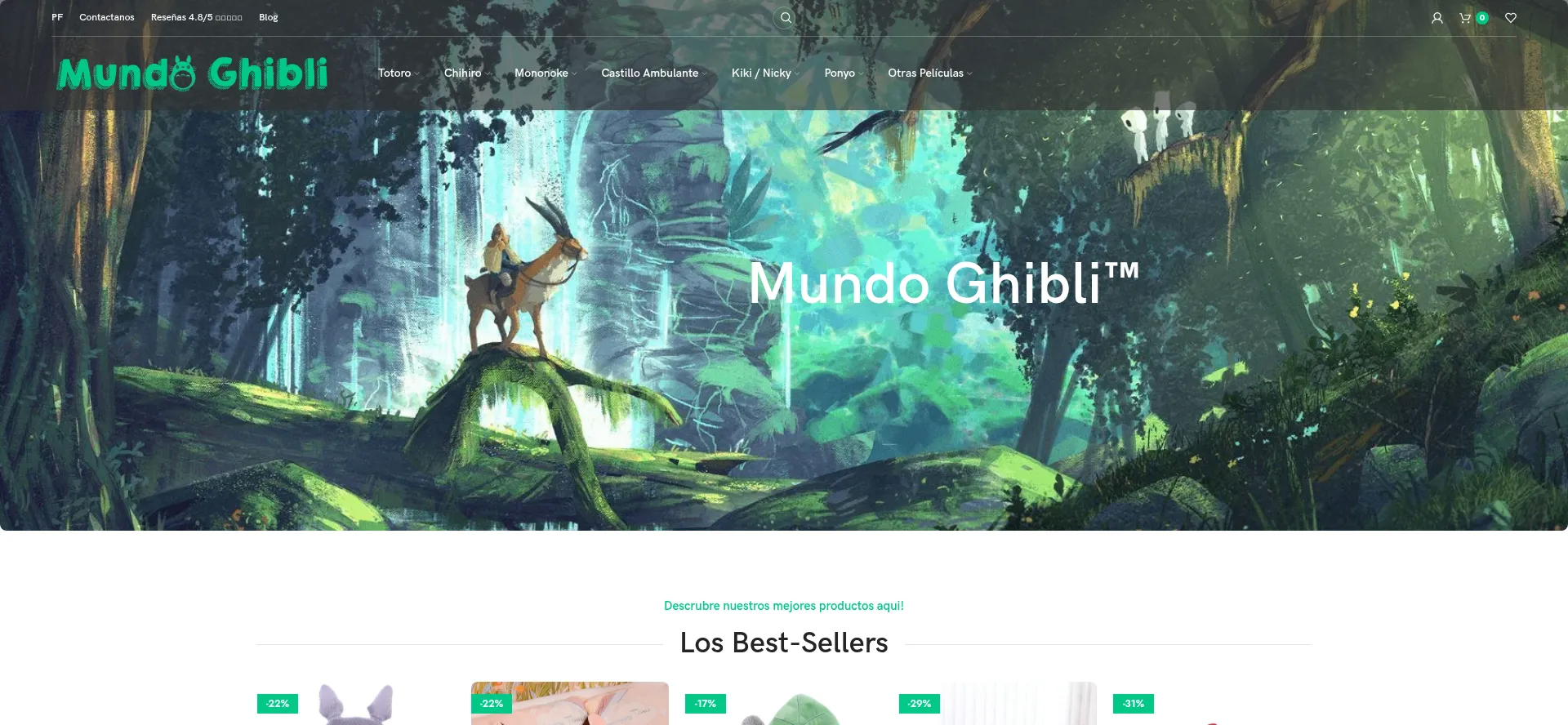 Mundo-ghibli.com Screenshot