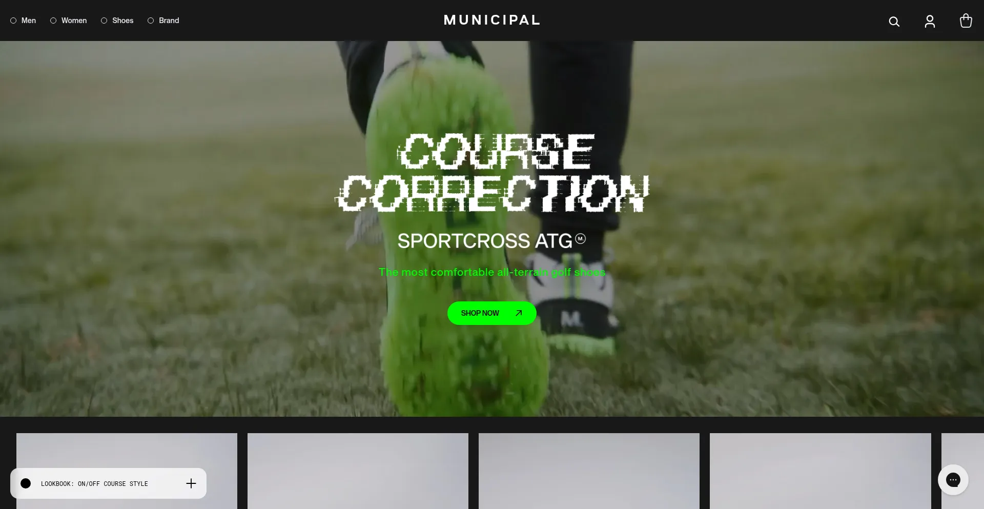 Website screenshot of Municipal.com