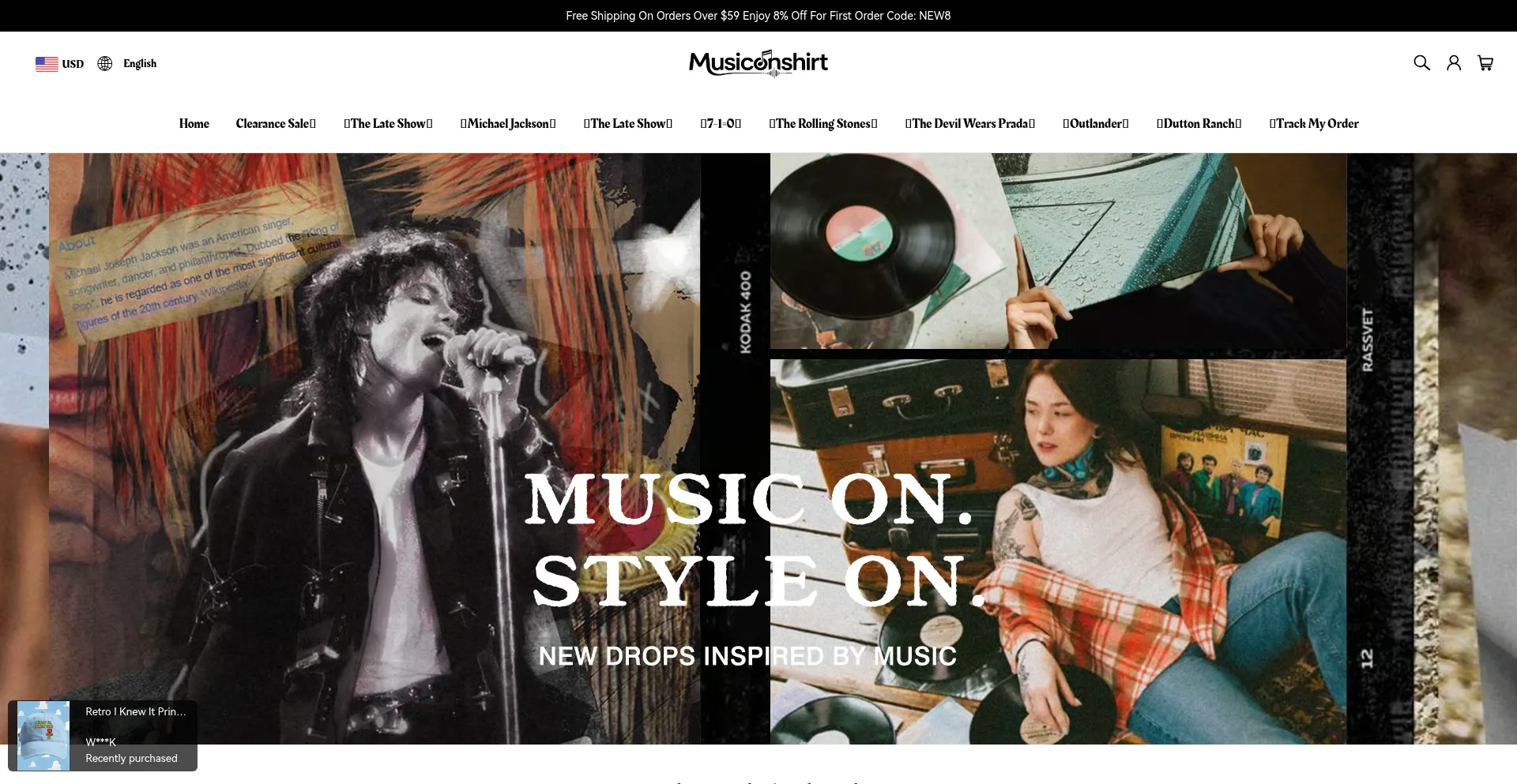 Musiconshirt.com