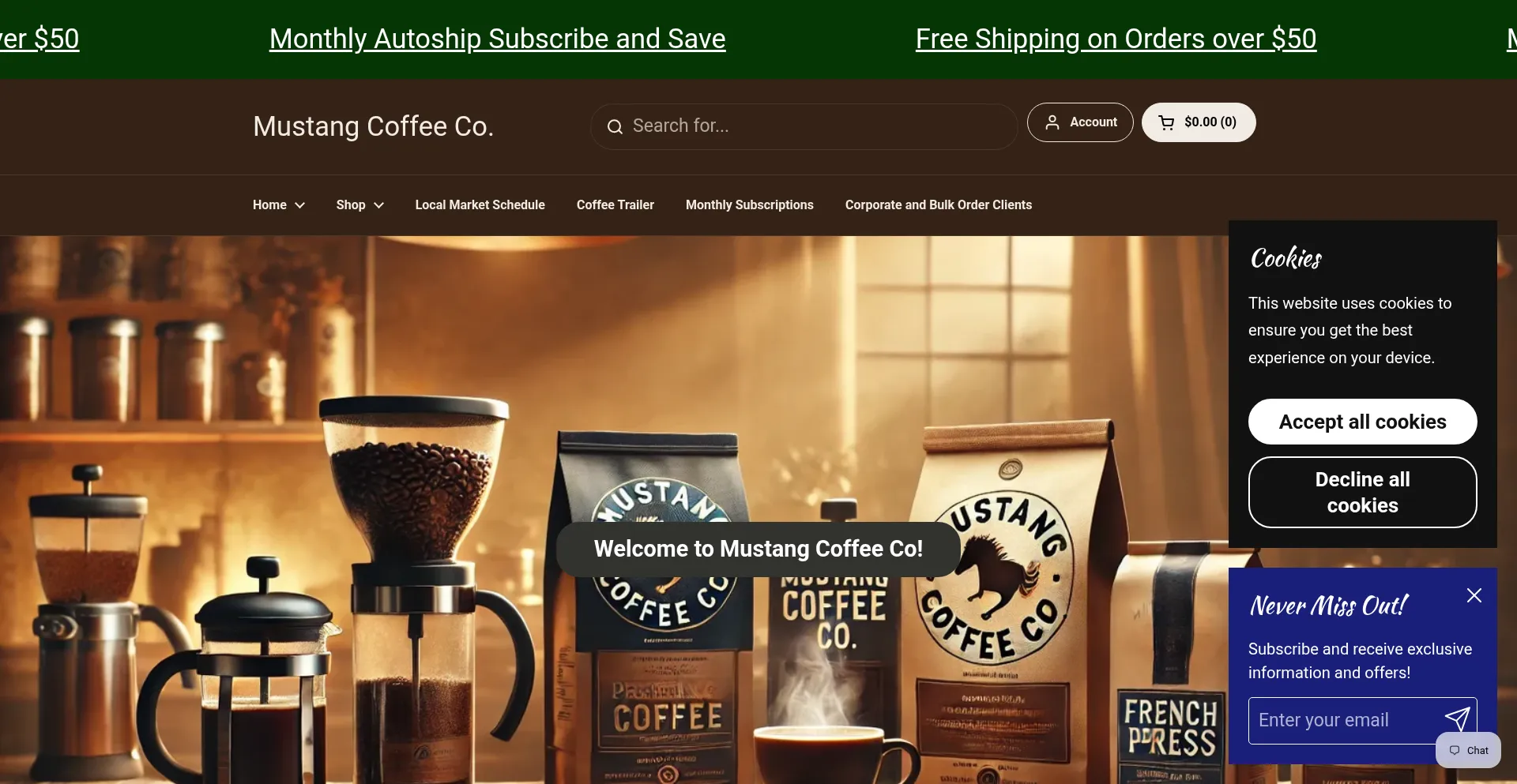 Mustangcoffeeco.com