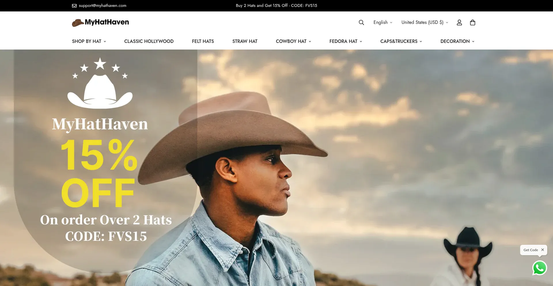 Website screenshot of Myhathaven.com
